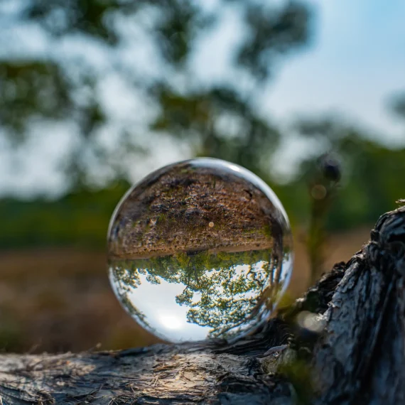 fotografia bola cristal