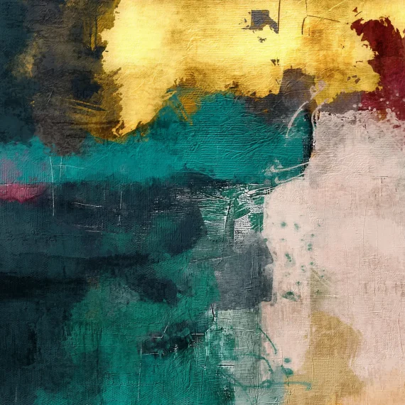 pintura moderna oro