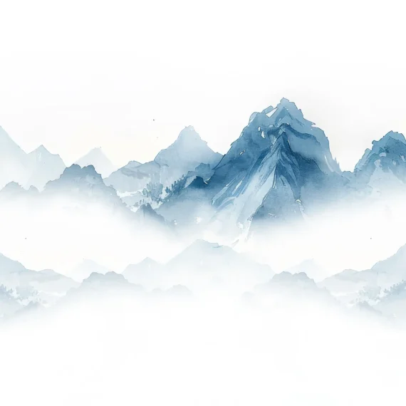 pintura montañas